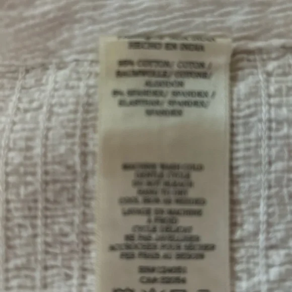 Anthropologie x Porridge NWT Womens Bustier Smocked Pull On Top white XL Beach - Picture 4 of 5